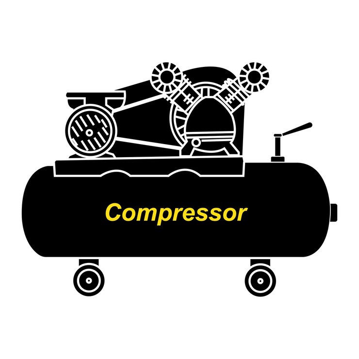 Vector ikon kompresor