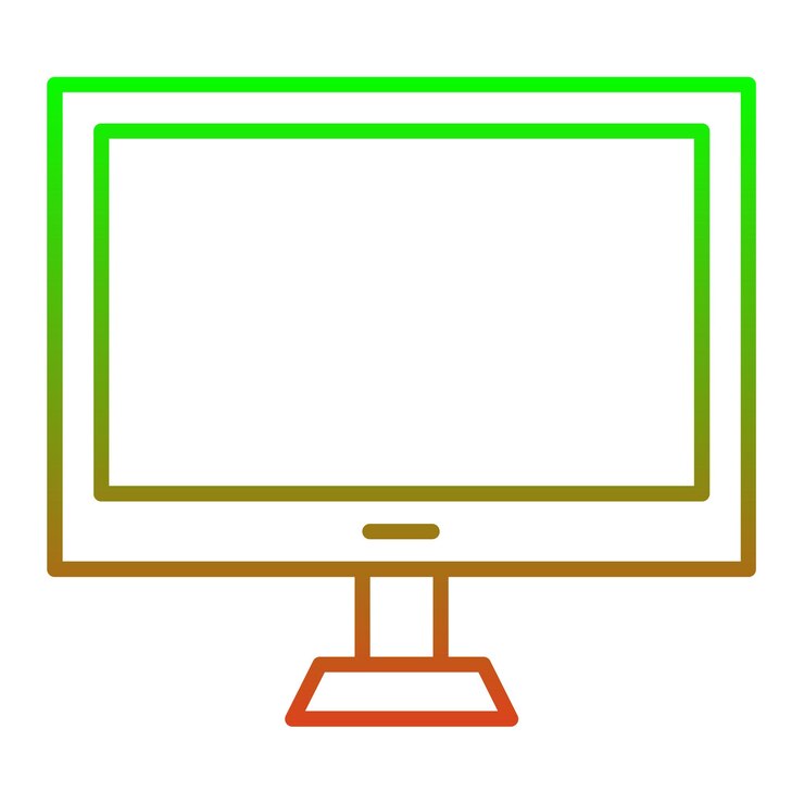Vector ikon monitor