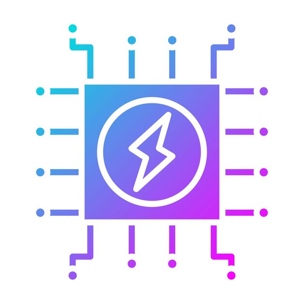 Ikon vektor Sistem Energi Dapat digunakan untuk set ikon Energi Terbarukan