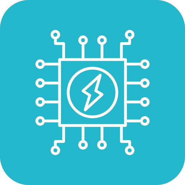Ikon vektor Sistem Energi Dapat digunakan untuk set ikon Energi Terbarukan