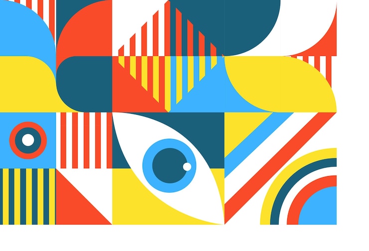 Vector illustration design graphic of abstract geometric background