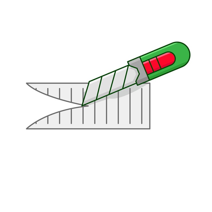 Vector illustration of cutter