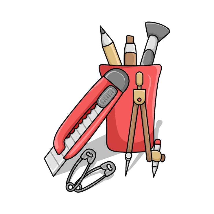 Vector illustration of cutter