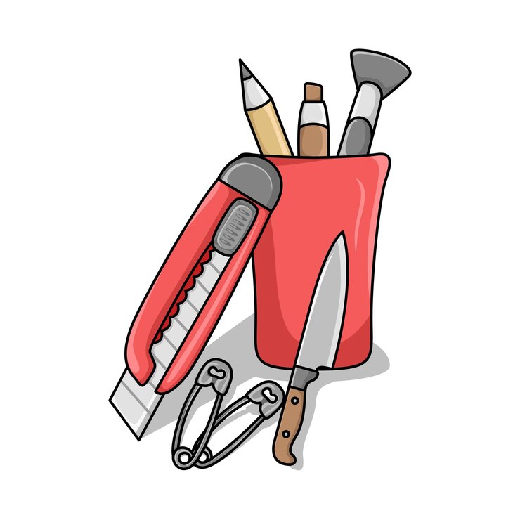 Vector illustration of cutter
