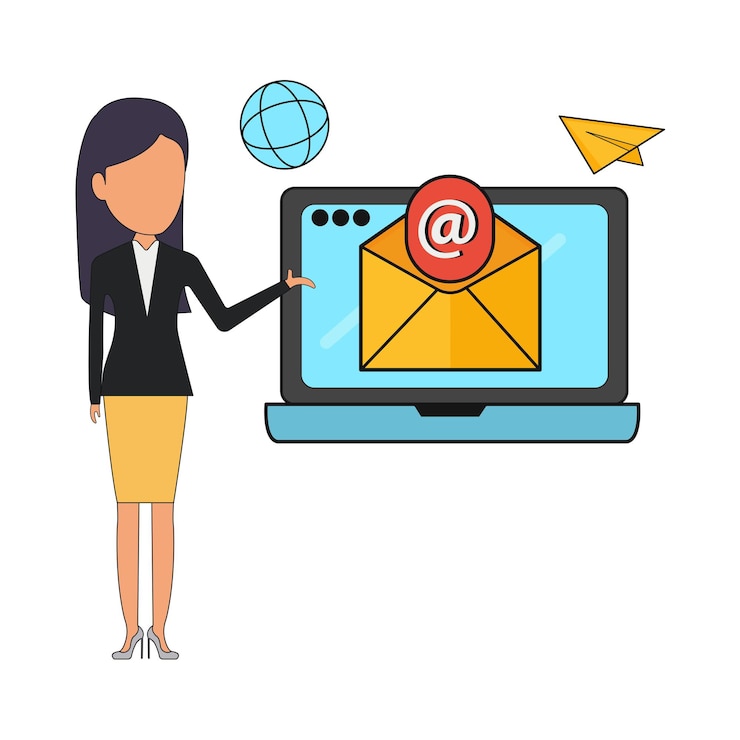 Vector illustration of email marketing