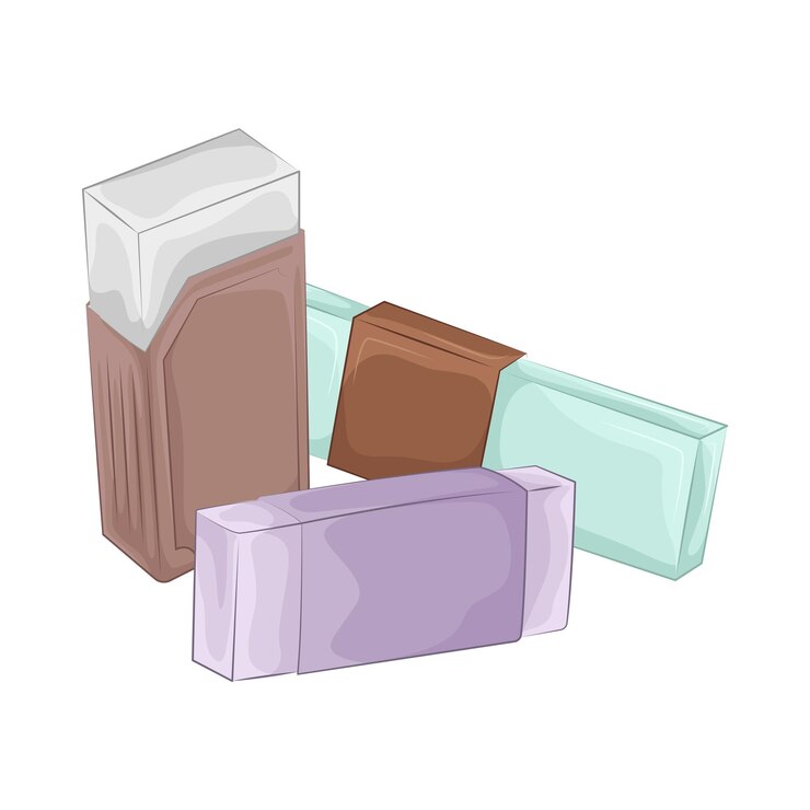 Vector illustration of eraser