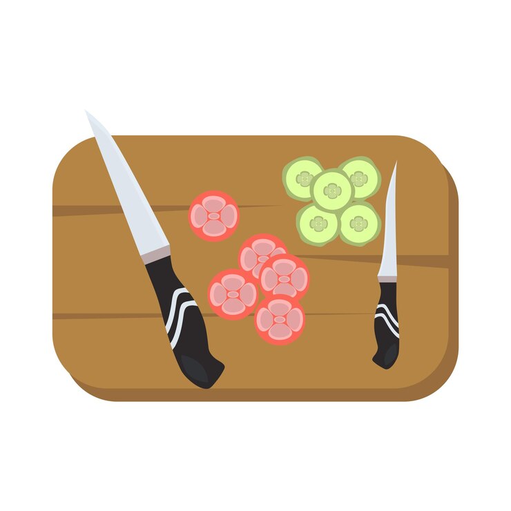Vector illustration of knife