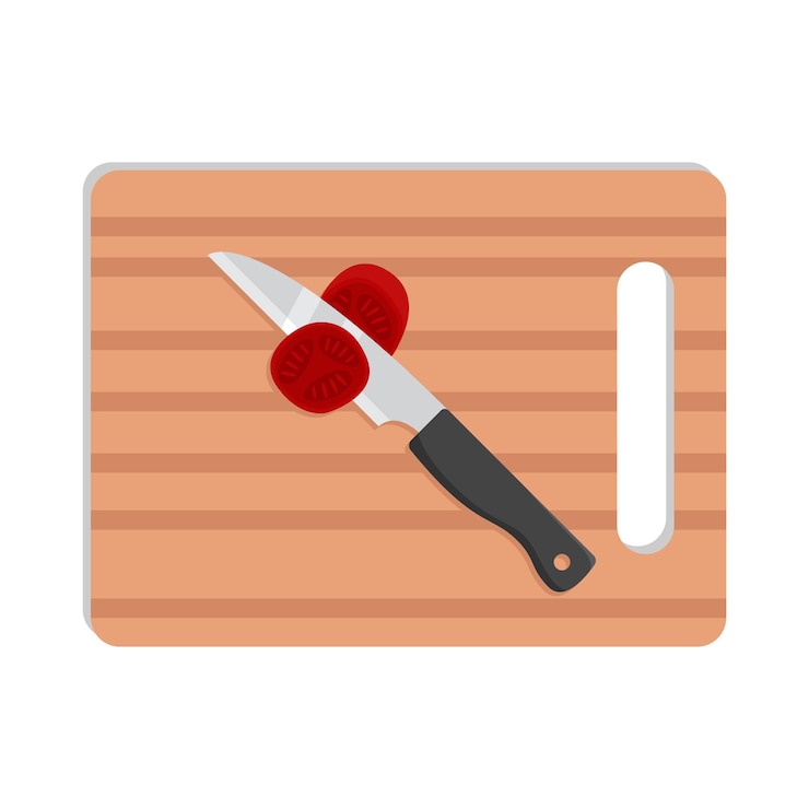 Vector illustration of knife