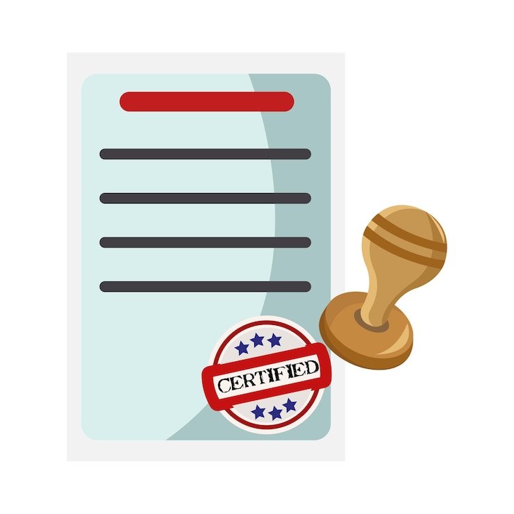 Vector illustration of stamp