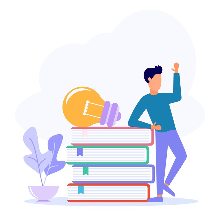 Illustration vector graphic cartoon character of business education