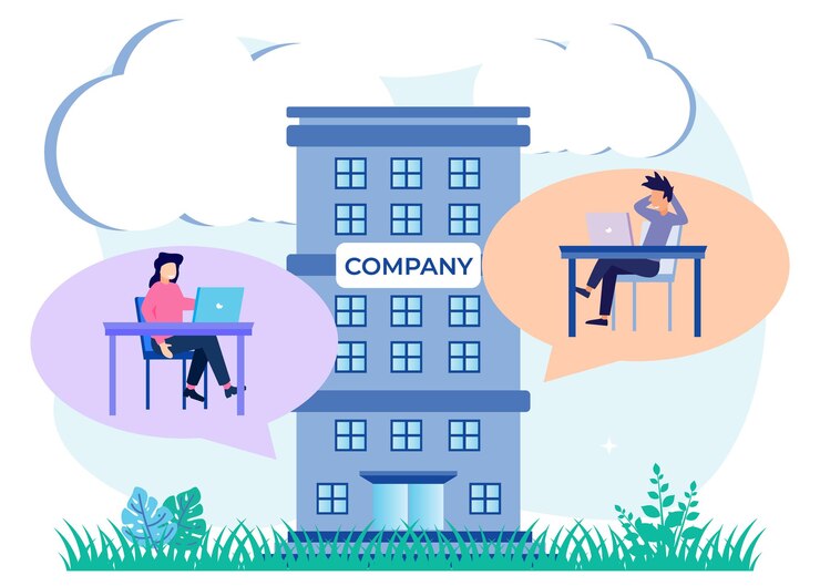 Vector illustration vector graphic cartoon character of scheduled work for flexibility and efficiency