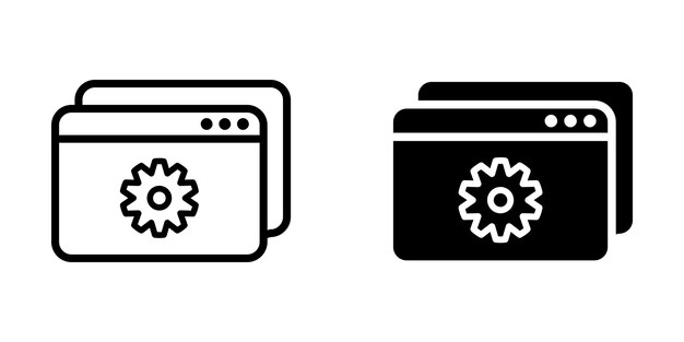 Illustration Vector graphic of app icon template