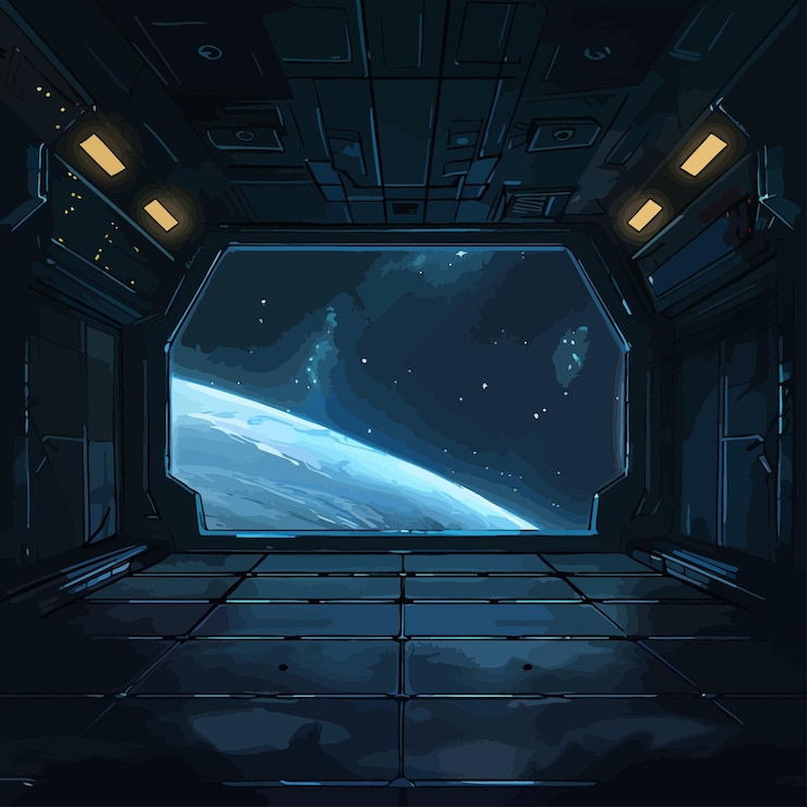 Vector ilustrasi astronot