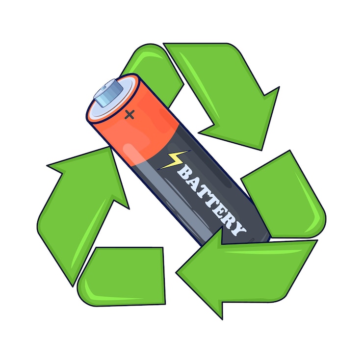 Vector ilustrasi baterai