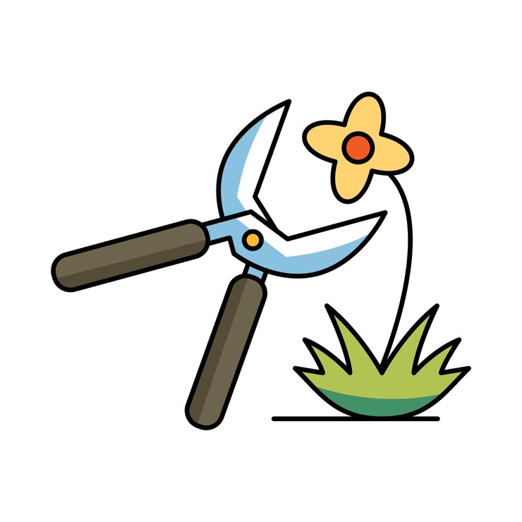 Vector ilustrasi desain ikon gunting desain vektor