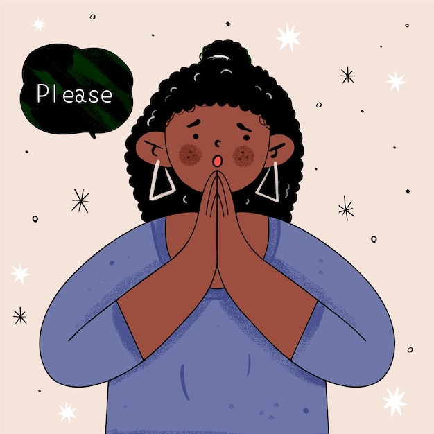 Ilustrasi digambar tangan