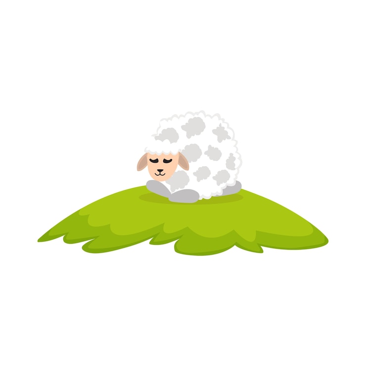 Vector ilustrasi domba