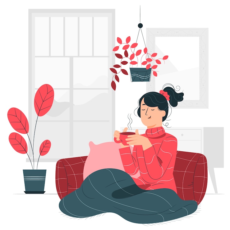 Vector ilustrasi konsep mengambil kopi