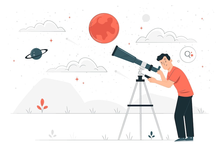 Vector ilustrasi konsep penemuan