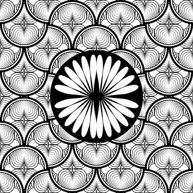 Ilustrasi latar belakang bertekstur pola seamless abstrak