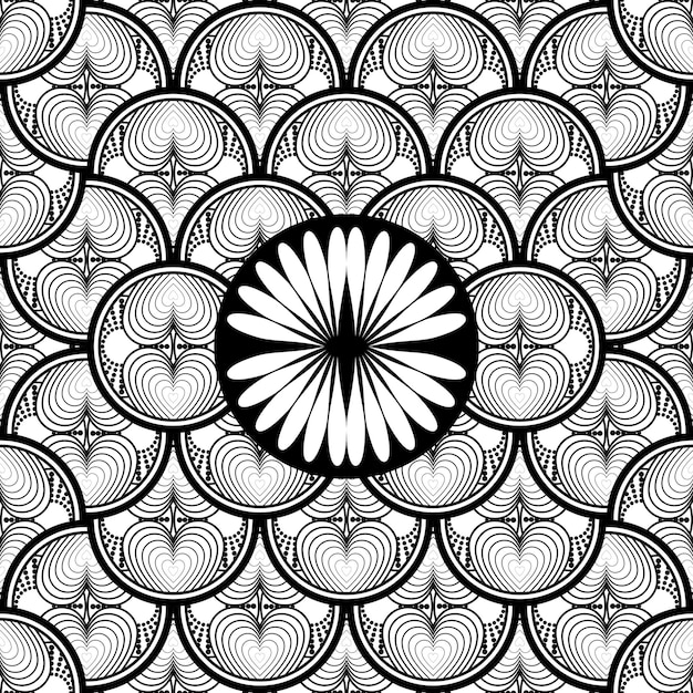 Ilustrasi latar belakang bertekstur pola seamless abstrak