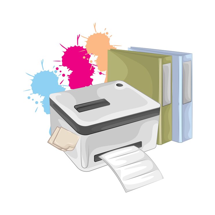 Vector ilustrasi printer