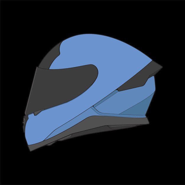 Ilustrasi Vektor Helm Warna Blok Konsep Helm helm vektor Seni Vektor
