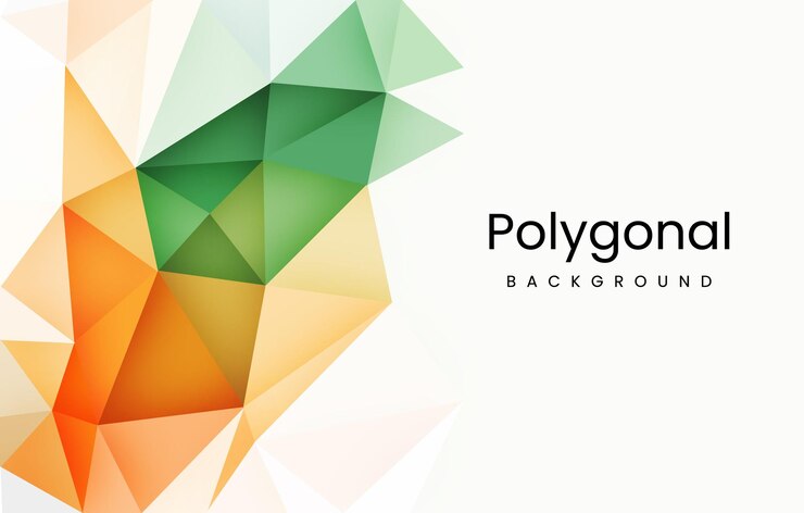 Ilustrasi Vektor Latar Belakang Berwarna Abstrak Geometris Poligonal
