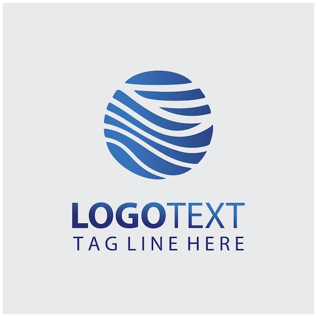 Ilustrasi Vektor Logo Ombak