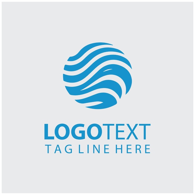 Ilustrasi Vektor Logo Ombak