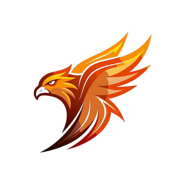 Ilustrasi Vektor Logotype Gradien Burung Berwarna-warni