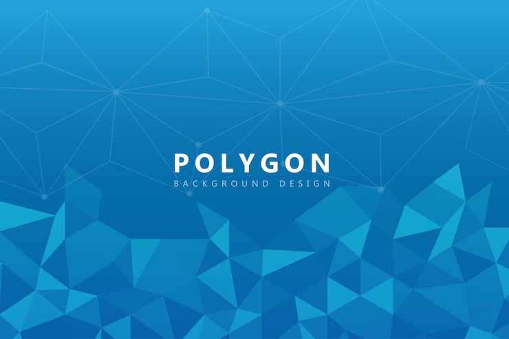 Vector ilustrasi vektor segitiga geometris poligonal abstrak poligon
