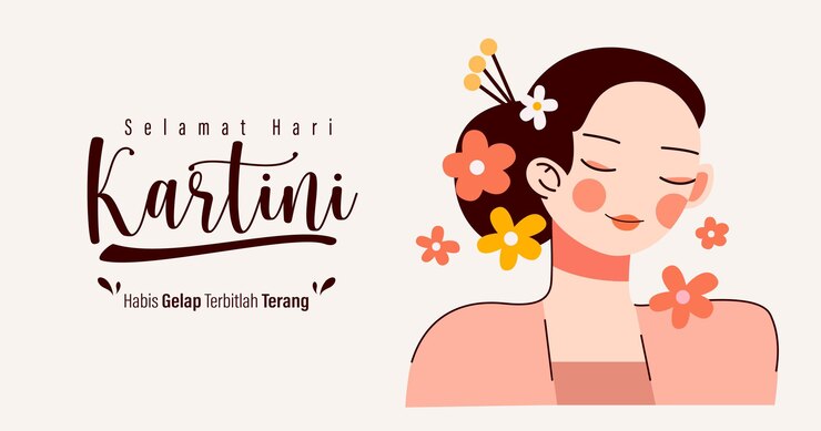 Vector ilustrasi vektor selamat hari kartini