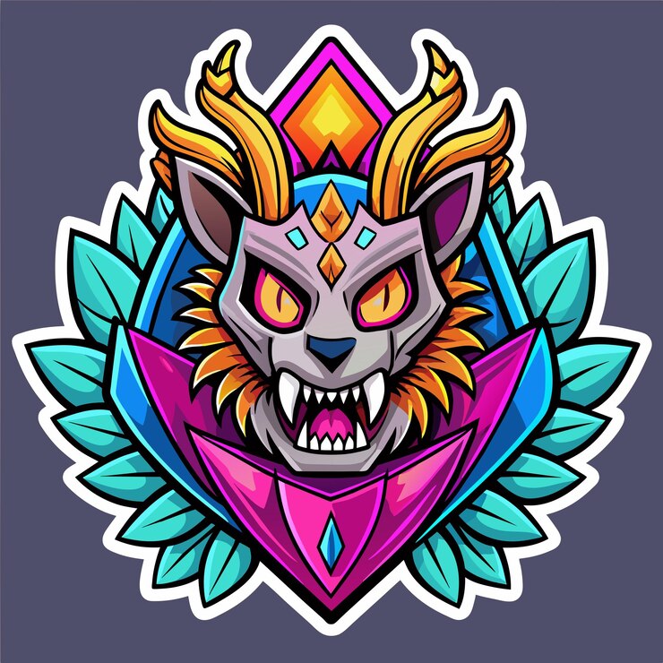 Vector ilustrasi vektor stiker format file sumber eps desain ikon penskalaan lossless