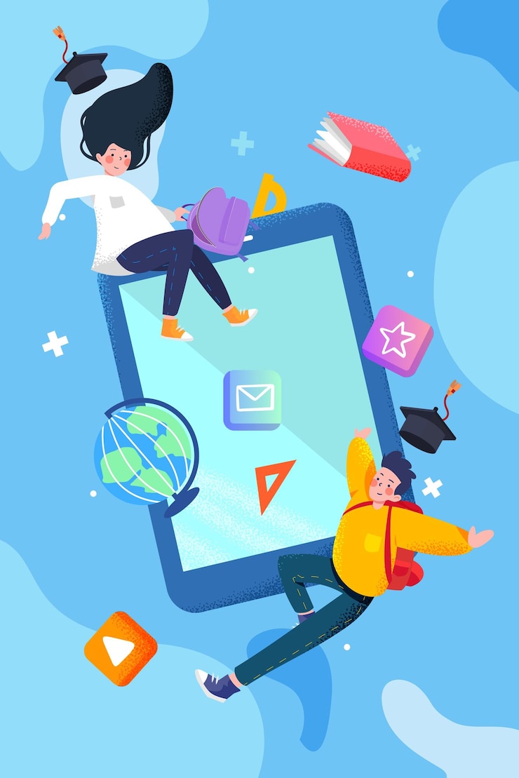 Vector ilustrasi vektor terkait pendidikan