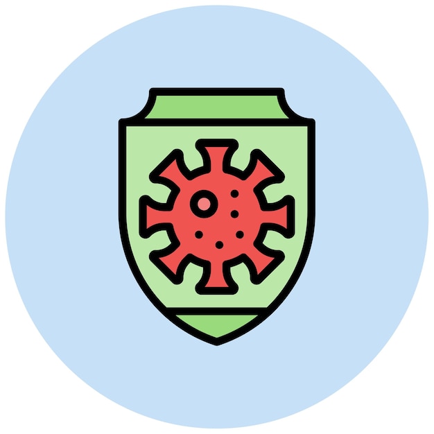 Immune Response icon vector image Can be used for Infectious Diseases