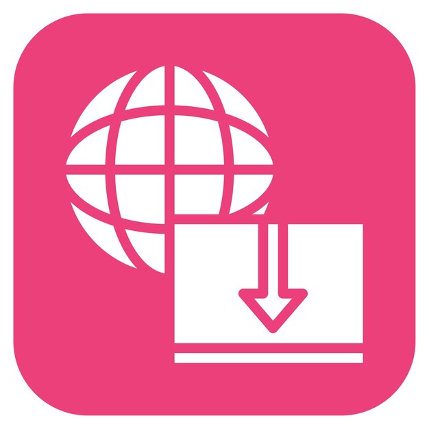 Import icon vector image Can be used for Data Science