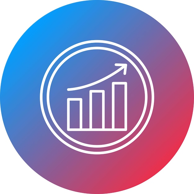 Increasing Circle Process icon vector image Can be used for Infographic