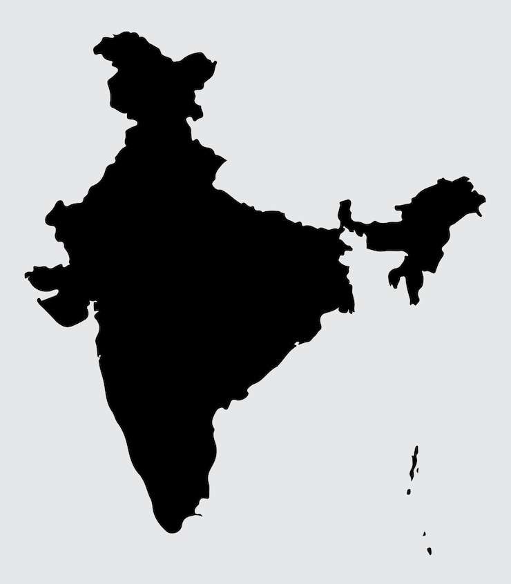 India map with borders cities capital and administrative divisions Infographic vector map Editable layers clearly labeled