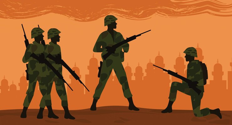 Vector indian army day03