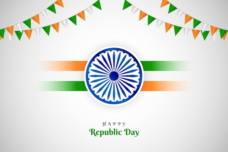 Indian festival republic day decoration
