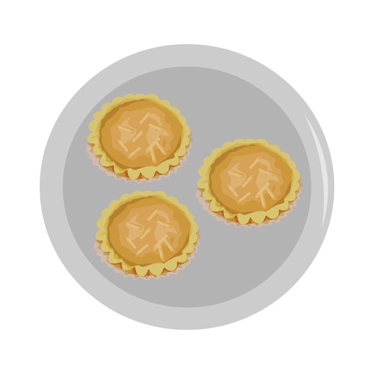 Vector indonesian food lontar cake vector design
