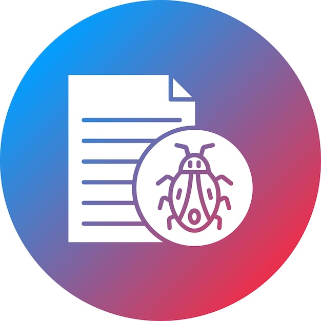 infected file icon vector image can be used for security