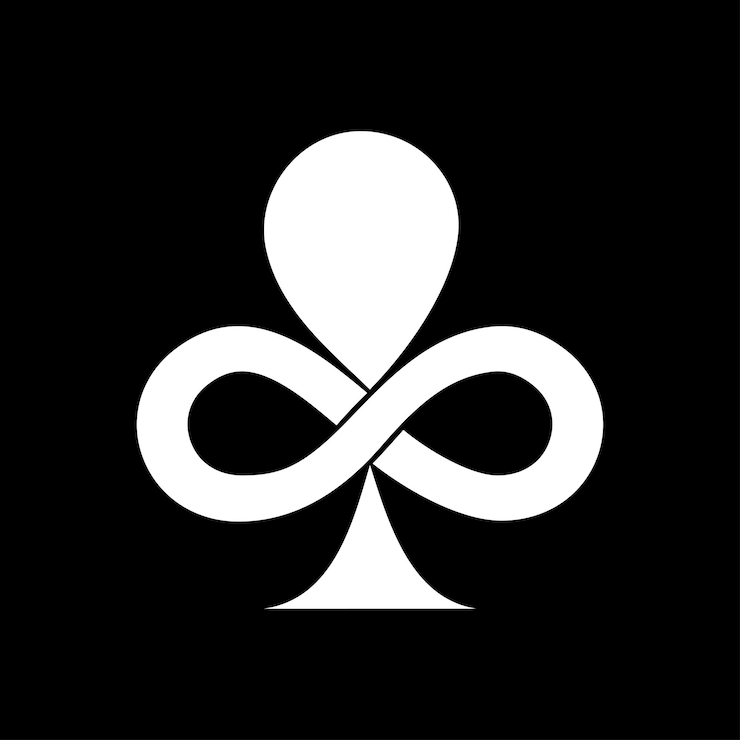 Vector infinity club logo vector illustration