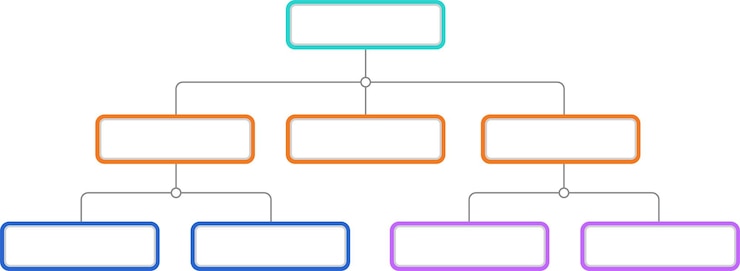 Vector infographic flowchart workflow diagram organization chart vector illustration