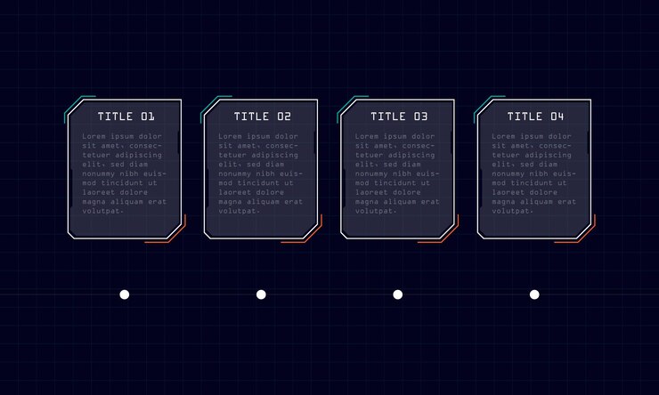 Vector infographic hud