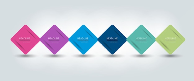 infographic timeline report template chart scheme vector