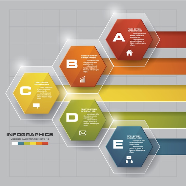 Infographics element for presentation.