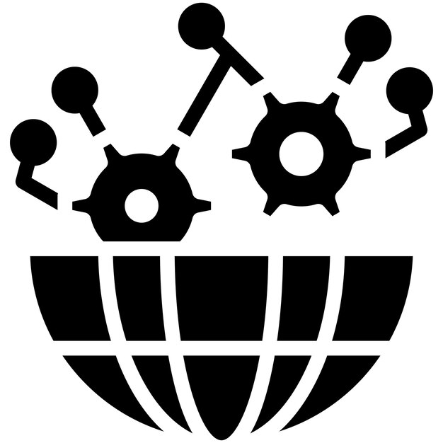 Infrastructure vector icon illustration of Gig Economy iconset