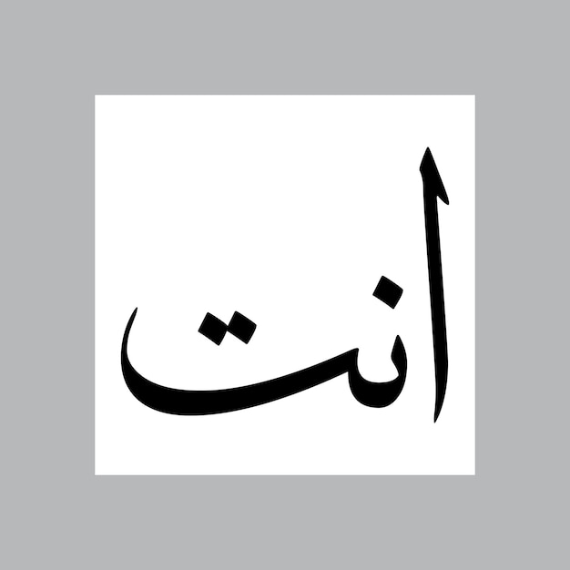 Iniat Muslim Boy Name Sulus Font Arabic Calligraphy
